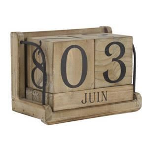 Calendrier perpétuel cube en bois Athezza - Achat / Vente objet