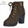 Femme Automne Bottine Cuir Synthétique de Plate-fo