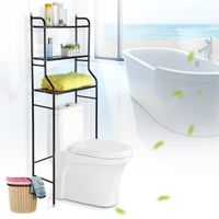 COLONNE - ARMOIRE WC Meuble Rangement de serviette de toilette avec 3 T COLONNE - ARMOIRE WC Meuble Rangement de serviette de toilette avec 3 T