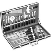 LOT USTENSILES PRADEL EXCELLENCE Valise cuisinier 22 pièces 14 u LOT USTENSILES PRADEL EXCELLENCE Valise cuisinier 22 pièces 14 u