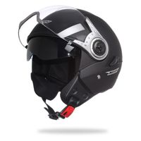 CASQUE MOTO SCOOTER NOX CASQUE JET N123 NOIR MAT CASQUE MOTO SCOOTER NOX CASQUE JET N123 NOIR MAT