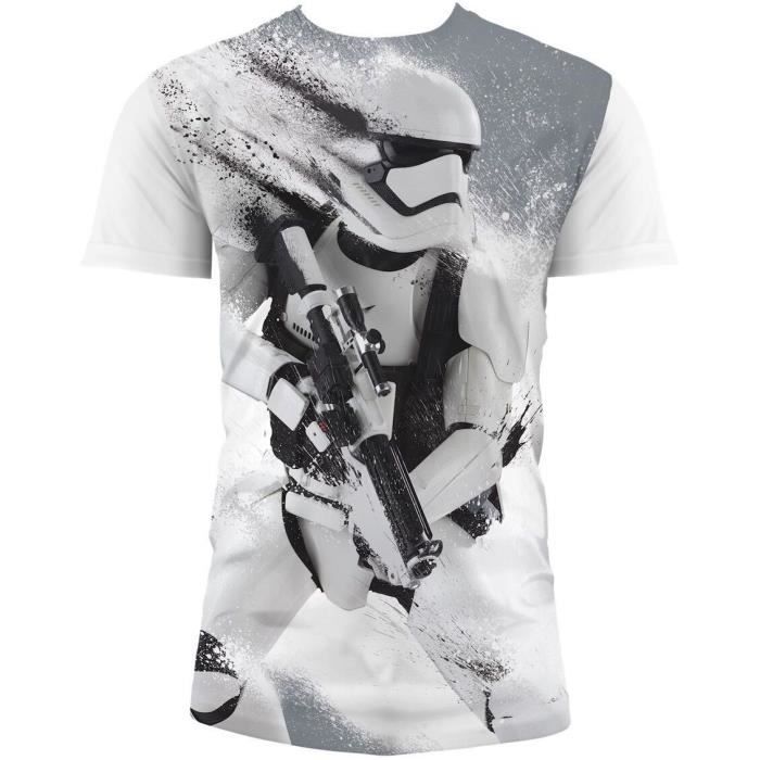 STAR WARS T-shirt Stormtrooper Snow EP7 Blanc Enfant