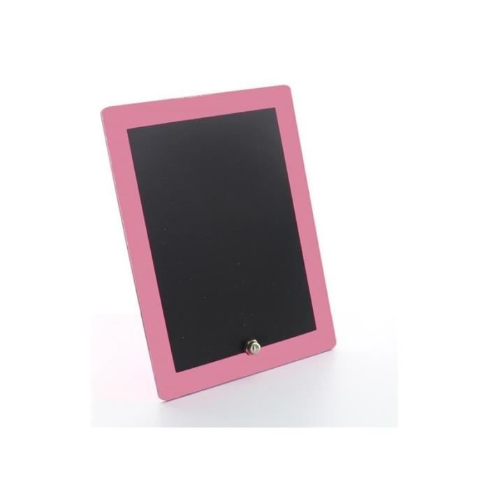 Mini tableau ardoise Rose Achat / Vente mémo ardoise murale Cdiscount