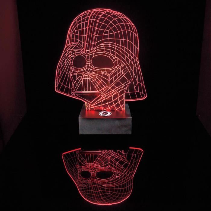 Lampe Star Wars Dark Vador Avec Effet 3D Illumination