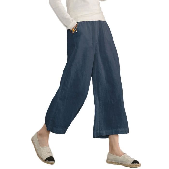 Pantalon Large Marks & Spencer – Rose Cerise, 100% Lin, Taille 10 Long, Neuf Sans étiquette