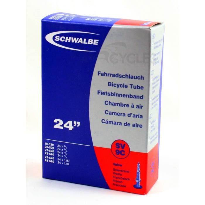 Chambre A Air Bmx Schwalbe Sv9c 24x3 4 1 00 Presta Prix Pas Cher