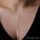 Femme Simple Collier d'or Alliage forme de Y Bijou