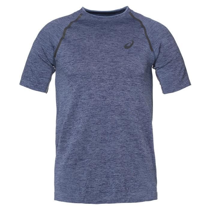 ASICS Seamless Tee shirt manches courtes Homme - Bleu