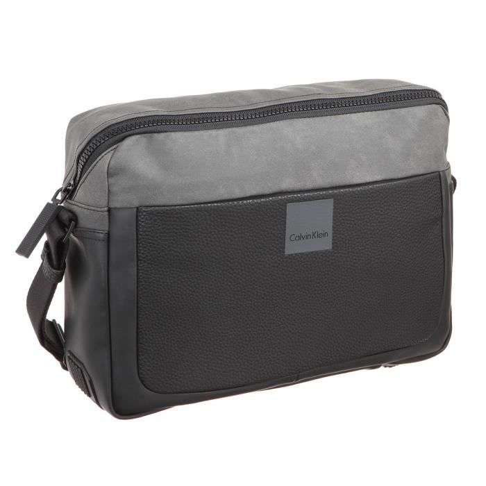 CALVIN KLEIN Sac d'épaule big K50K501113 - BORIS MESSENGER Noir Homme