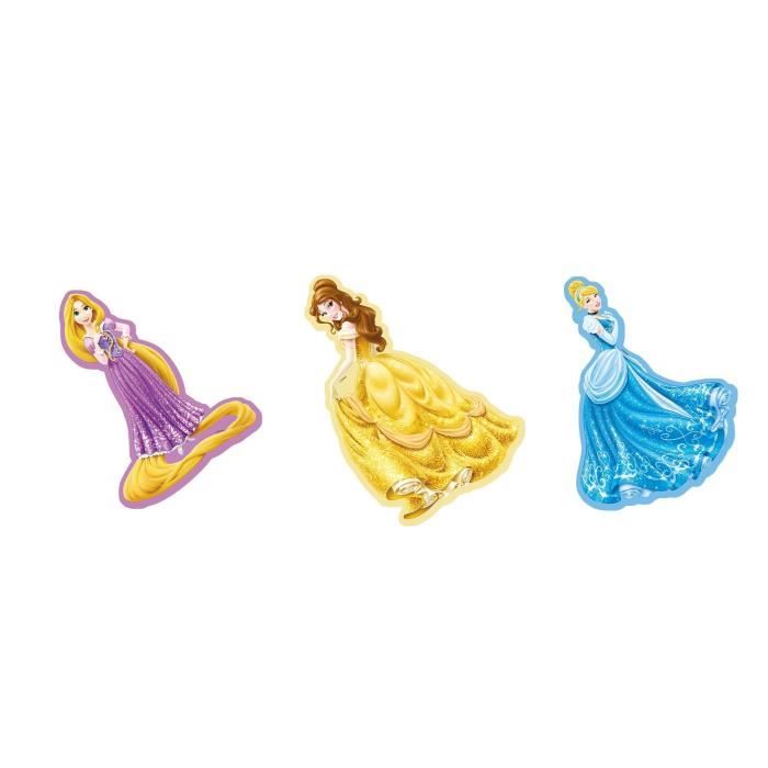 PRINCESSE Lot de 3 éléments mousse 30x30 cm