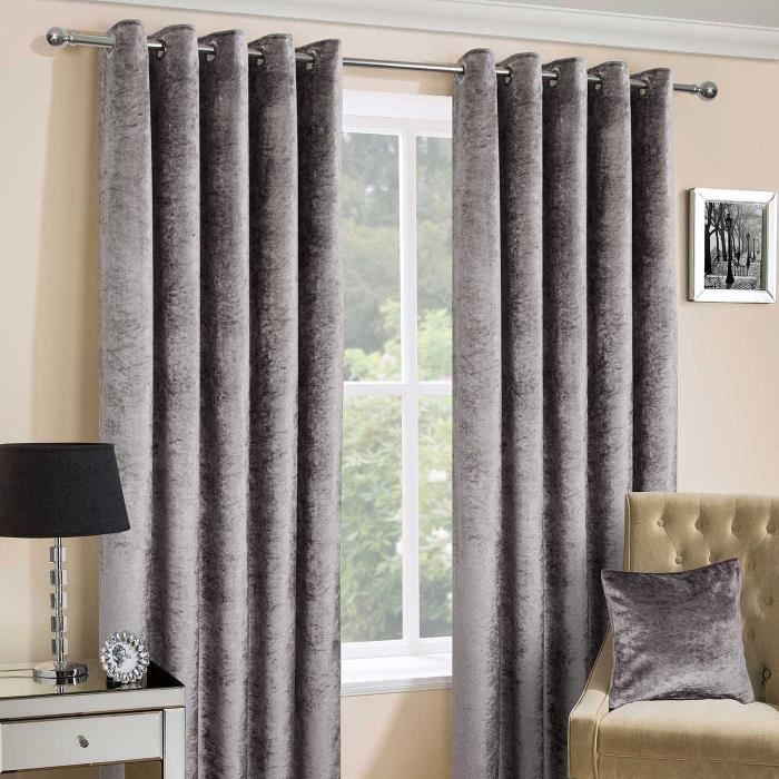 Rideau epais gris - Achat / Vente pas cher Rideau epais gris - Achat / Vente pas cher
