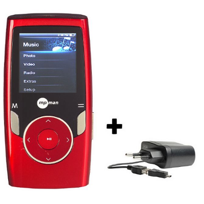 MP 162 4 GO FM ROUGE   Achat / Vente BALADEUR  / MP4 MPMAN   MP 162