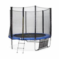 TRAMPOLINE Trampoline de jardin rond Ø 250cm avec son filet, TRAMPOLINE Trampoline de jardin rond Ø 250cm avec son filet,