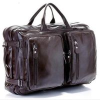 SAC DE VOYAGE Brun 40 * 30 * 15cm Multi-fonction Cuir Sac de voy SAC DE VOYAGE Brun 40 * 30 * 15cm Multi-fonction Cuir Sac de voy