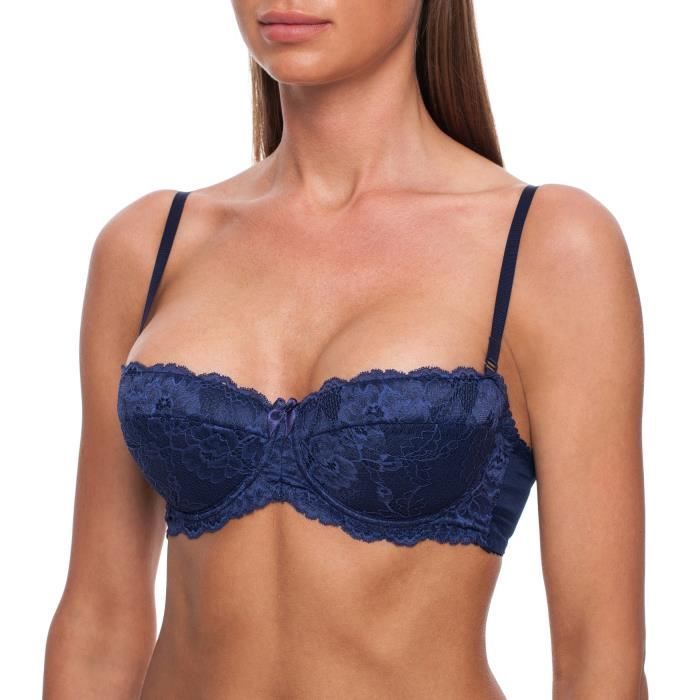Soutien gorge bleu marine - Achat / Vente Soutien gorge ...