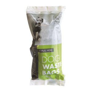 MPETS Sachets recharge ramasse crottes DOG WASTE BAG - Pour chien - 6x15pcs - Noir