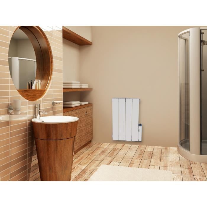 HELIOM Léa 700 watts Radiateur électrique à inertie fluide - Programmable Fil Pilote