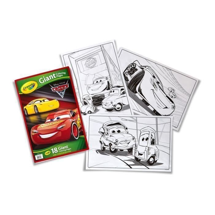 CARS 3 Pages Géantes à Colorier