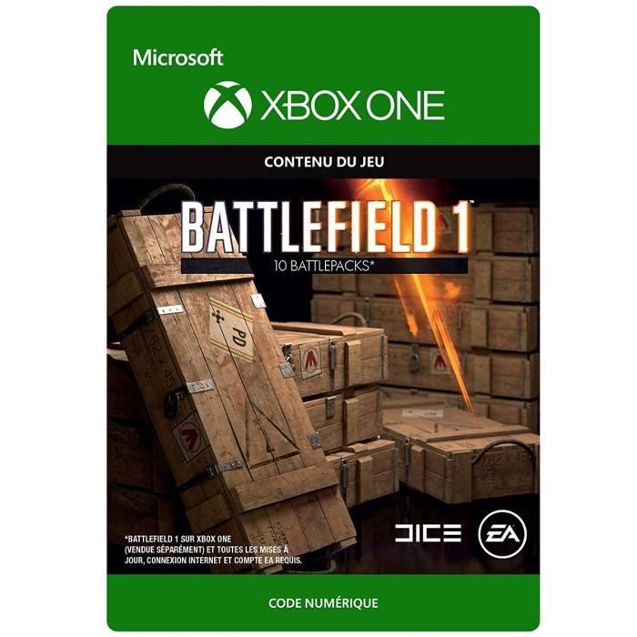 DLC Battlefield 1: 10 Battlepacks pour Xbox One
