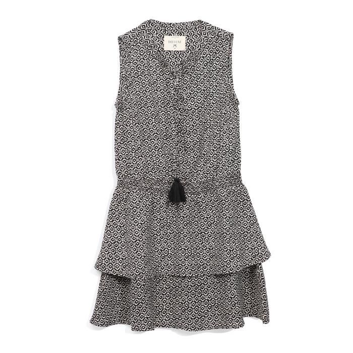 DEELUXE - Robe Courte A Imprimé Géométrique - Enfant Fille