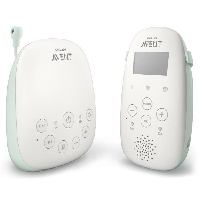 PHILIPS AVENT SCD711/26 Ecoute-bébé DECT - Bleu et blanc