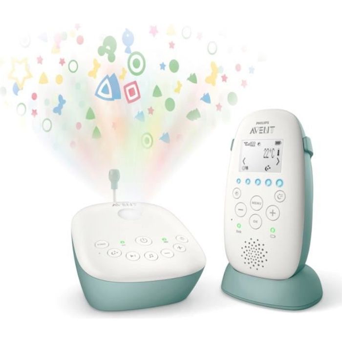 PHILIPS AVENT SCD731/26 Ecoute-bébé DECT LCD - Bleu et blanc