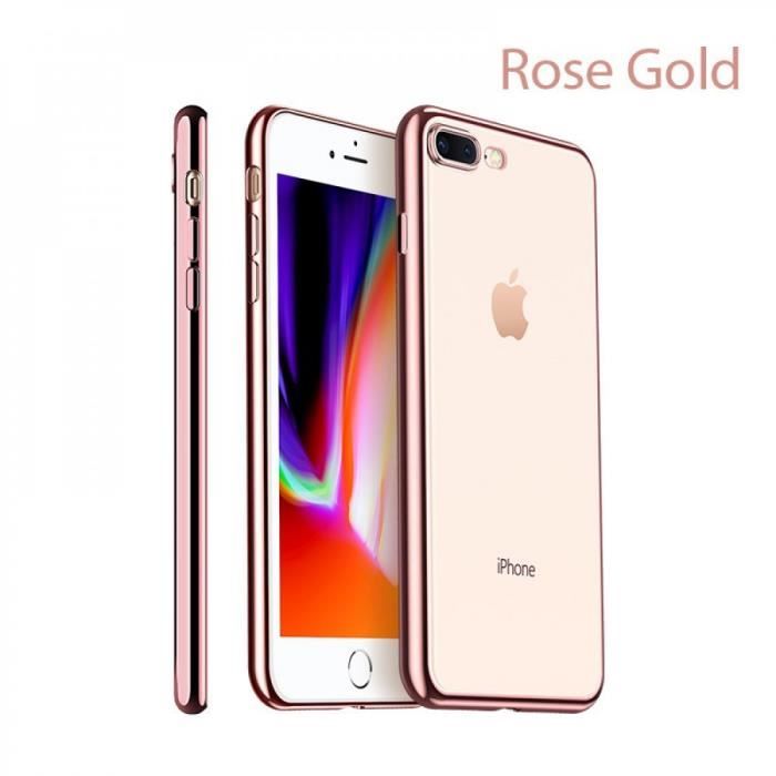 coque iphone 8 rose or