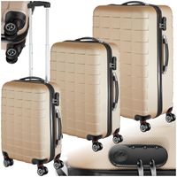 SET DE VALISES TECTAKE Set de 3 valises Mixte Trolley 402674 - Ri SET DE VALISES TECTAKE Set de 3 valises Mixte Trolley 402674 - Ri
