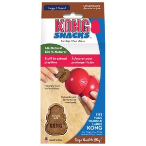 KONG Friandises appétissantes Snacks Liver Large pour garnir les jouets Kong - Pour chien KONG Friandises appétissantes Snacks Liver Large pour garnir les jouets Kong - Pour chien