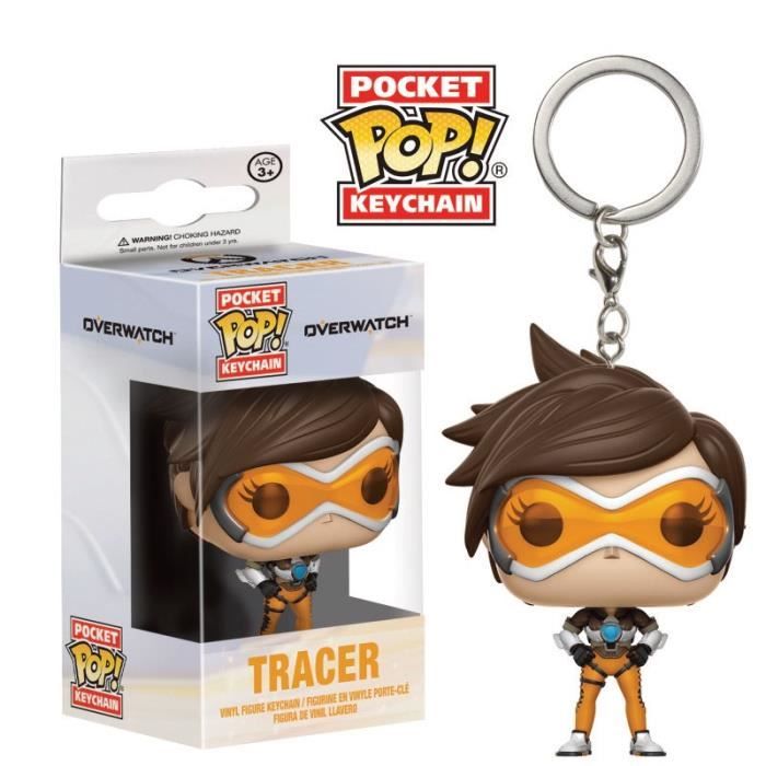Porte-clés Funko Pocket Pop! Overwatch: Tracer
