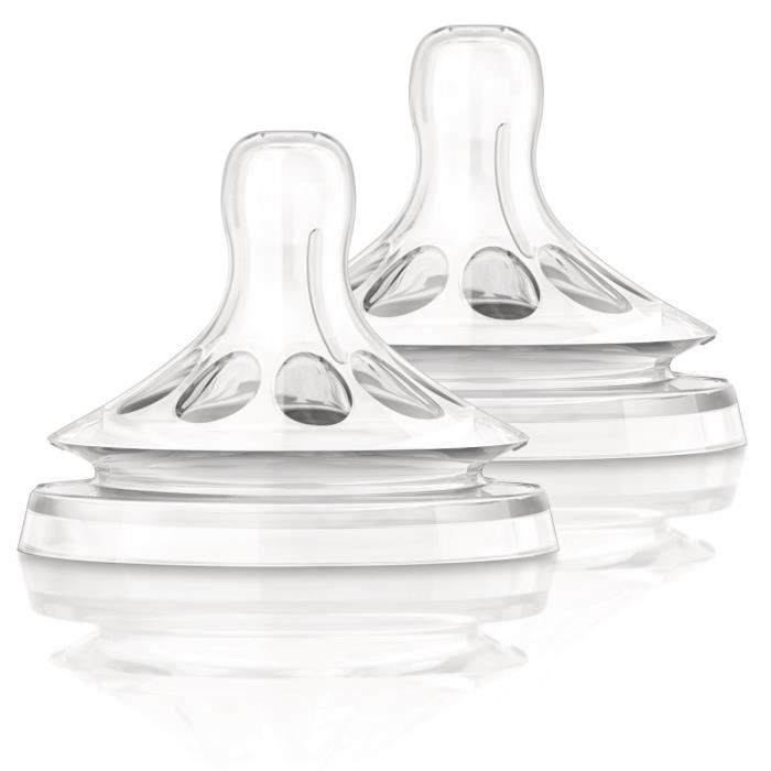 PHILIPS AVENT 2Tétines Débit Nouveau-Né SCF651/27