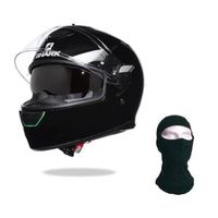 CASQUE MOTO SCOOTER SHARK Skwal Casque Intégral noir verni + Cagoule O CASQUE MOTO SCOOTER SHARK Skwal Casque Intégral noir verni + Cagoule O