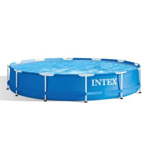 Intex Kit Piscine Rectangulaire Tubulaire 300 X 200 X 75 Cm