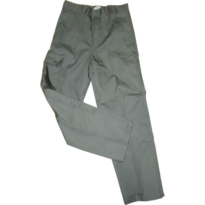 TERRITOIRE CHASSE Pantalon 1 poche - Kaki