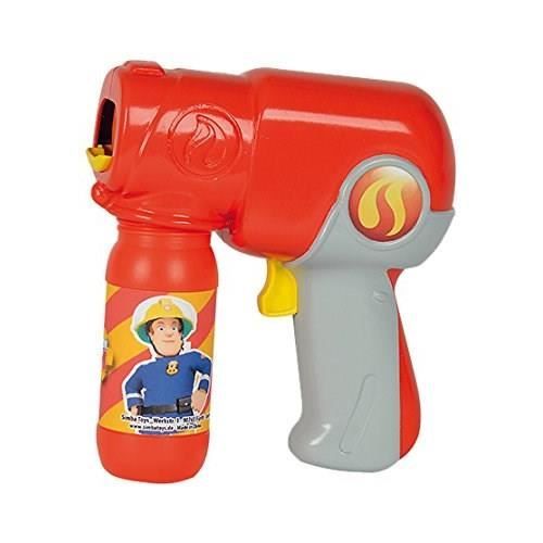 SAM LE POMPIER Smoby Pistolet à Bulles