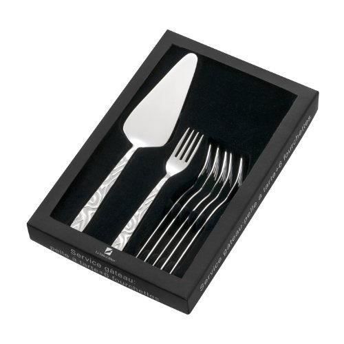 LA TABLE D'ALBERT Coffret 6 fourchettes + 1 pelle à gâteaux