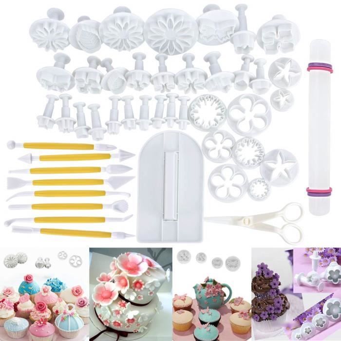 set de 47 emporte pièces pâtisserie accessoire pate à sucre moule