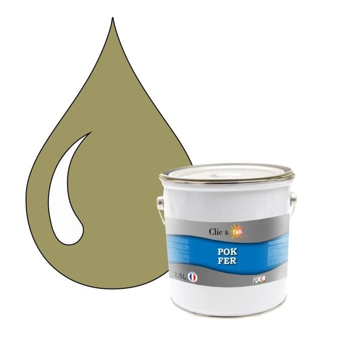 Peinture Antirouille Spéciale Fer Deco Fer Glycero Beige Gris