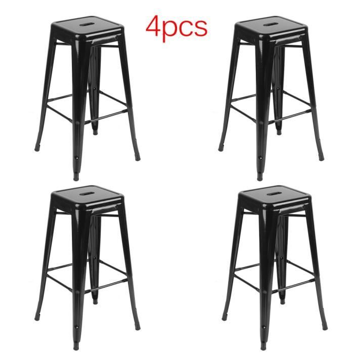 lot de 4 tabouret en m 233 tal tabouret de bar style lot de 4 tabouret en m 233 tal tabouret de bar style