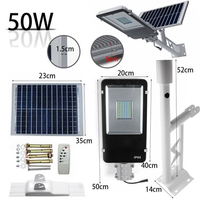 lampe solaire 50w