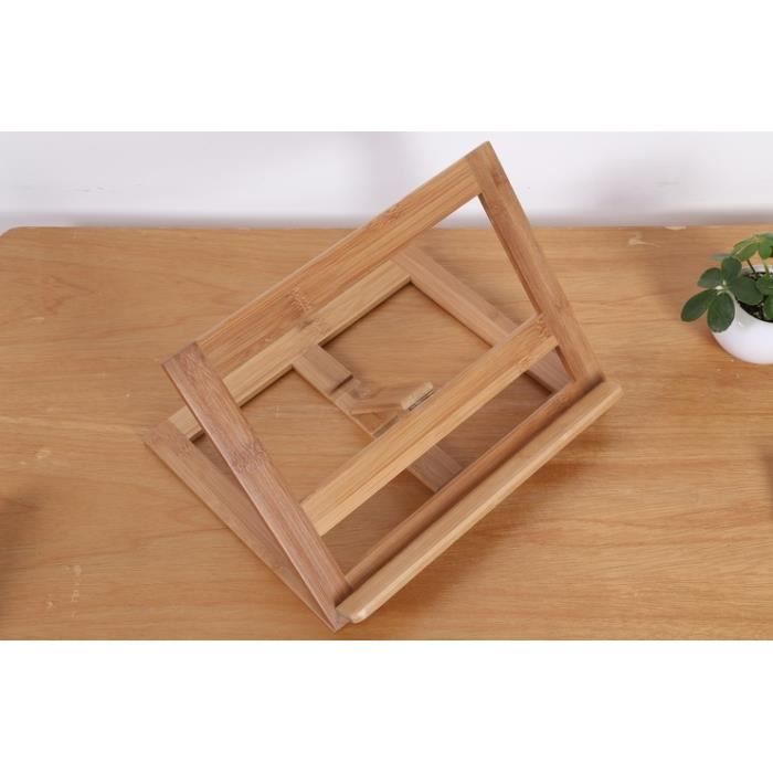 support de livre pliable présentoir à livre pupitre en bois - achat
