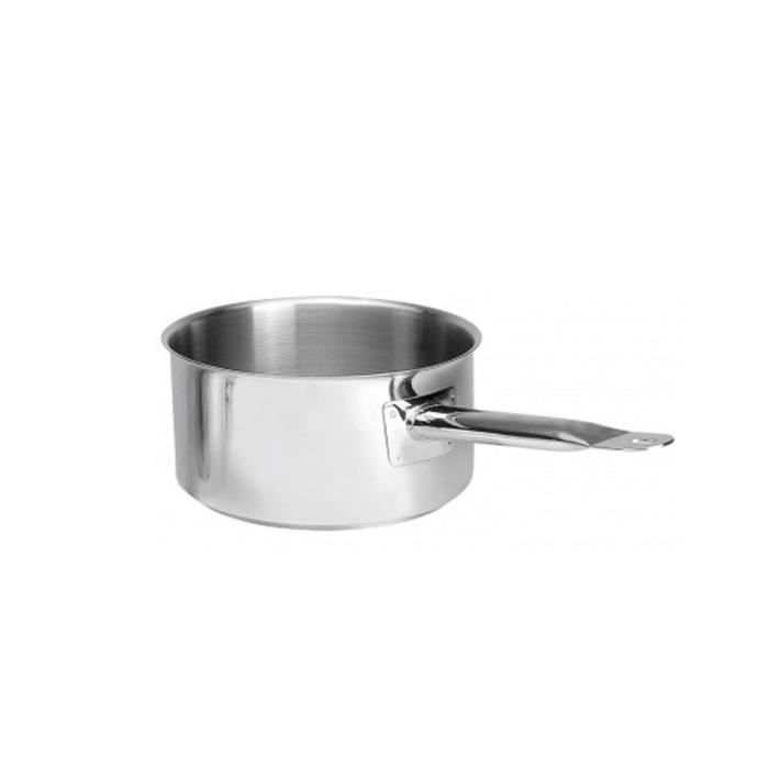 ARTAME Casserole forme française en inox - 0,7 L - Gris argenté