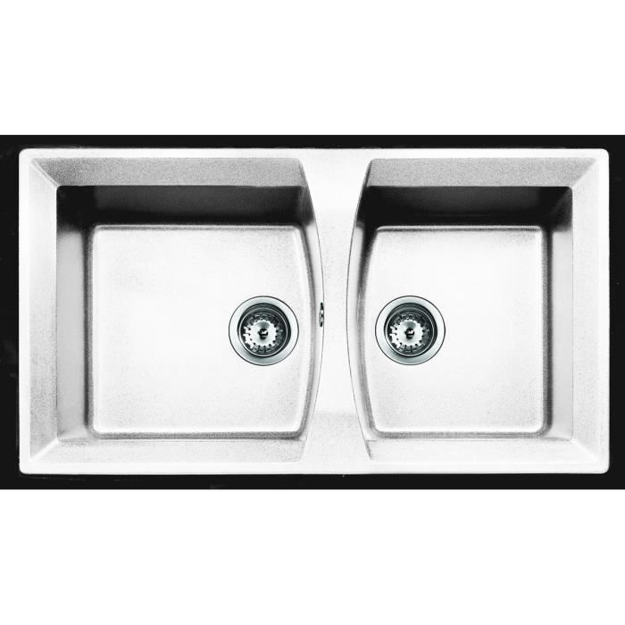 TEKA 2 Cuves Universo 90 GT blanc