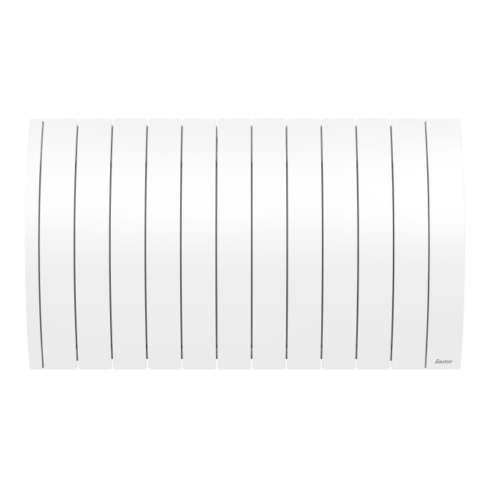 SAUTER Radiateur connecté à inertie Fluide Ipala - Horizontal - 2000W - Blanc