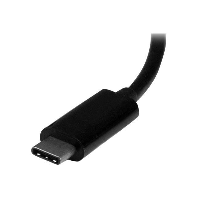 STARTECH.COM Adaptateur multiport USB-C - 3 en 1 - USB Type-C vers HDMI DVI ou VGA