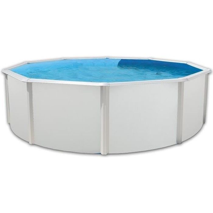 MAGNUM COMPACT Piscine ronde en acier 350x132cm