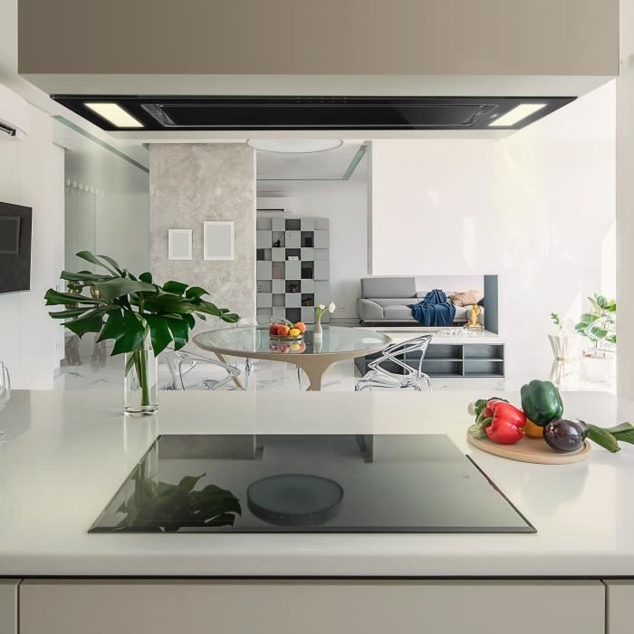 Klarstein Remy Hotte de plafond type îlot2