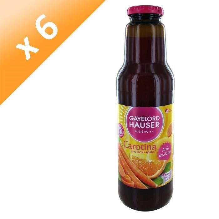 GAYELORD HAUSER Jus Carotina - 75 cl x6