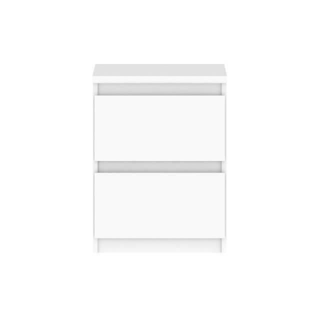FINLANDEK Chevet NATTï contemporain blanc mat - L 42 cm