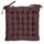 Galette de chaise 25 points 40x40x4 cm CHOCOLAT